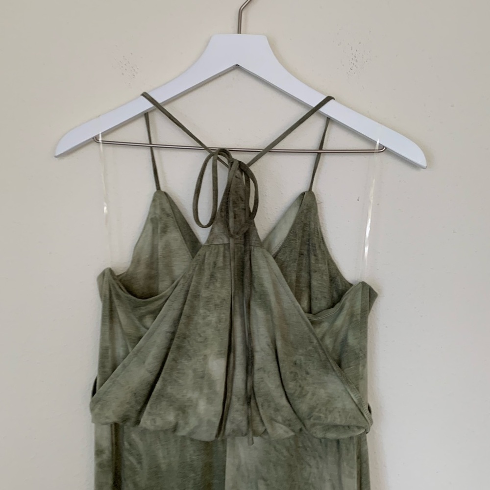 Entro Green Tie Dye Maxi Dress - Picture 5 of 8